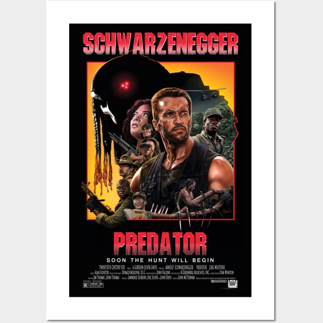 Predator Alternate Movie Poster Design Wall Art by BigMike